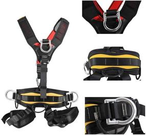 img 1 attached to NewDoar Climbing Harness Arborist Rappelling