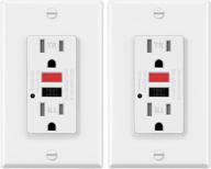 decorator indicator receptacle with enhanced resistance logo