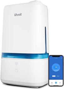 img 4 attached to 🌬️ LEVOIT Classic 200S Blue Humidifier: Wi-Fi Enabled Cool Mist Essential Oils Diffuser, 4L Ultrasonic Air Vaporizer for Bedroom, Nursery & Large Room, Quiet & Smart, 40 Hours
