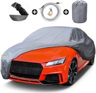 🚗 kakit 210d oxford waterproof full car cover: lightweight protection for all-weather outdoor use - fits sedan up to 195 inches logo