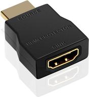 💥 новый портативный hdmi 1.4 с защитой от перенапряжения и статического электричества, поддержка hdcp - черный | купить сейчас! логотип