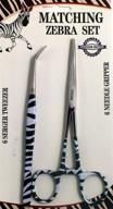 🦓 optimized sewing needle set with zebra design, tweezer, and gripper by tooltron logo