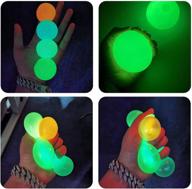🌟 glow in the dark sticky wall ceiling balls – stress relief & decompression toys for adhd, ocd & anxiety logo