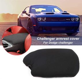 img 3 attached to 🖤 Вудонала черная накладка для подлокотника центральной консоли для Dodge Challenger 2015 и выше