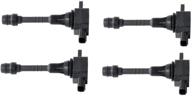 💥 drivestar uf351 ignition coil pack set for nissan sentra 2002-2006 1.8l (set of 4) - premium quality coils! logo