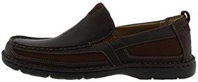 img 1 attached to CLARKS Lambeth Loafer Black Leather Men's Shoes for Loafers & Slip-Ons