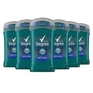 🧊 degree men extra fresh deodorant, arctic edge - 6-pack, 3 oz each: long-lasting odor protection for active men logo