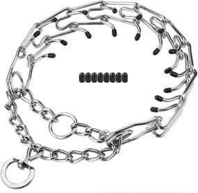 img 3 attached to 🐕 SuReady Stainless Steel Dog Prong Collar with Quick Release Snap Buckle for X-Large Dogs - Effective Choke Pinch Training Collar