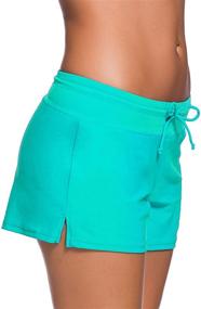 img 2 attached to Happy Sailed Boardshorts Tankini Bottoms Women's Clothing in Swimsuits & Cover Ups