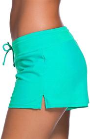 img 3 attached to Happy Sailed Boardshorts Tankini Bottoms Women's Clothing in Swimsuits & Cover Ups