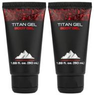 🔥 discover the power of titan gel: 2 pack for male enhancement, muscle awakening, and sensual tantric massage – your ultimate body gel by hendel's garden logo