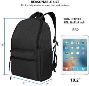 img 3 attached to 🎒 Waterproof Lightweight Travel Backpacks by OMOUBOI