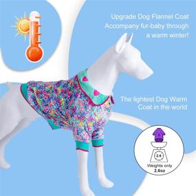 img 1 attached to 🐶 LovinPet 35 Optional Designs: Lightweight Warmth for Dogs in Winter - Double-sided Fleece Coat/Sweater Alternative that Dogs won't Get Tired of Wearing!