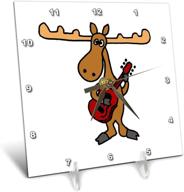 3drose funny moose playing guitar logo