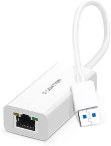 img 4 attached to LENTION USB 3.0 Gigabit Ethernet Adapter: High-Speed Wired LAN Network Connector for Switch, Chromebook, Mac, and More (CB-HU404GE, White)