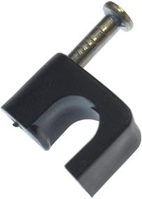 img 1 attached to 🔷 Gardner Bender PCS-100B ¼ Inch Masonry Coaxial Staple Clip-on for RG-6 / RG-6Q / RG-59, Black - Enhanced SEO