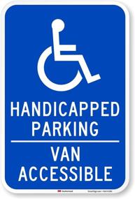 img 4 attached to Reflective SmartSign for Accessible Handicapped Parking