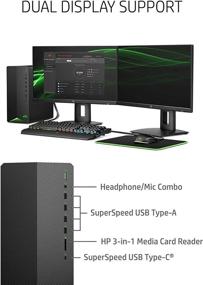 img 1 attached to 💻 Newest HP Pavilion Gaming Desktop PC, AMD 6-Core Ryzen 5 3500 Processor (Outperforming i5-9400, Up to 4.1GHz), GeForce GTX 1650 Super 4 GB, 8GB RAM, 256GB PCIe NVMe SSD, Mouse and Keyboard, Windows 10 Home