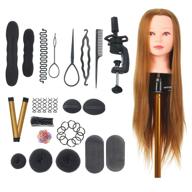 hairdressing training anself mannequin braiding logo