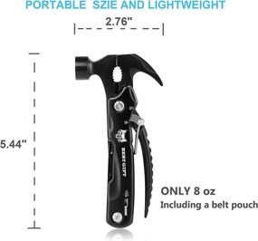 img 1 attached to 🔧 12-in-1 Multitool Camping Accessories: The Ultimate Handymen Gadget for Men - Perfect Christmas Gift for Dad, Husband, Boyfriend
