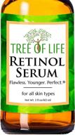 renewing facial serum with tree of life retinol and botanical hyaluronic acid - reducing face wrinkles, 2 fl oz logo