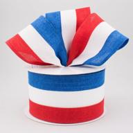 royal burlap patriotic stripe ribbon logo