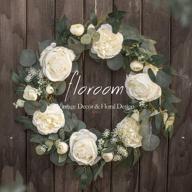 floral wreath artificial wedding decoration логотип