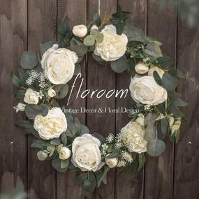 img 4 attached to Floral Wreath Artificial Wedding Decoration