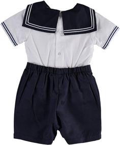 img 2 attached to Carriage Boutique Shorts Sailor Collar