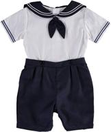 carriage boutique shorts sailor collar logo