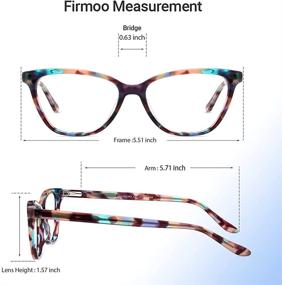 img 1 attached to Firmoo Blocking Computer Eyeglasses Eyestrain