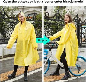 img 1 attached to Multifunctional Raincoat Transformable Poncho Unisex Women's Clothing and Coats, Jackets & Vests