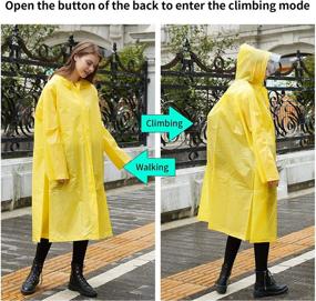 img 2 attached to Multifunctional Raincoat Transformable Poncho Unisex Women's Clothing and Coats, Jackets & Vests