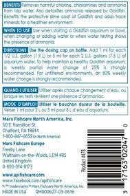 img 3 attached to 🐠 GOLDFISH PROTECT API Aquarium Water Conditioner - 4oz Bottle | Enhancer for Fish Tank Wellness