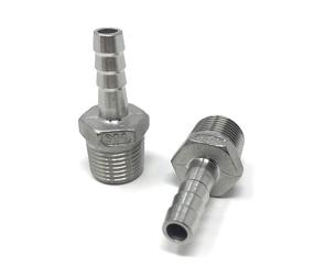 img 2 attached to 💎 High-Quality CONCORD Stainless Steel Barb Fitting for Hydraulics, Pneumatics & Plumbing