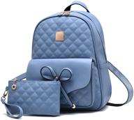ihayner bowknot fashion backpack leather women's handbags & wallets for fashion backpacks logo
