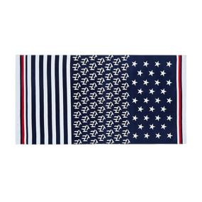 img 2 attached to 🏖️ Tommy Hilfiger American Remix Beach Towel - Vibrant 36x70 inch Multicolor Design!