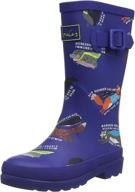 joules boys rainboots: stylish rain blue boys' boots for any weather logo