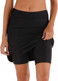 img 4 attached to MAXE Athletic Waisted Protection Skirted Sports & Fitness and Water Sports