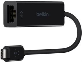img 3 attached to USB-C to Gigabit Ethernet Adapter by Belkin - USB-IF Certified, Compatible with MacBook (2016), MacBook Pro, XPS, ChromeBook Pixel - F2CU040btBLK