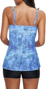 img 1 attached to 🩱 Zando Women's Clothing: Boyshort Swimwear for Swimsuits & Cover Ups