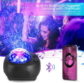 img 1 attached to Litake Star Projector: Bluetooth Nebula Galaxy Skylight Projector with Music Speaker - Perfect for Bedroom Décor, Birthday Parties, and Adults