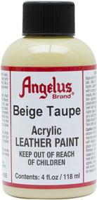 img 4 attached to Angelus Beige Taupe 🎨 Acrylic Leather Paint - 4oz.