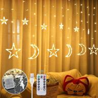 🌈 anpro led curtain light: color changing rainbow curtain lights with usb remote control for valentine's day, bedroom, weddings, party, christmas decor, birthday logo