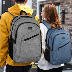 img 3 attached to 🎒 Ultimate Laptop Backpack: Business Waterproof Daypack for Tech Enthusiasts