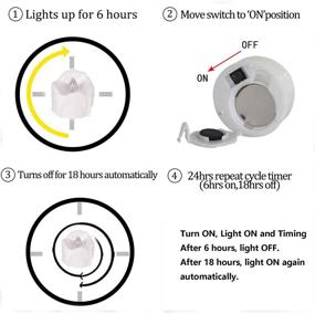 img 1 attached to Enhance the Ambiance with Youngerbaby Set of 12 Amber Yellow Flickering Flameless Candles: Timer LED Tea Lights, Wax Dripped Battery Operated Tealights for Christmas Party & Thanksgiving Day