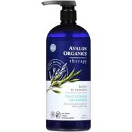 🌿 avalon organics therapy thickening shampoo with biotin b-complex, 32 oz logo