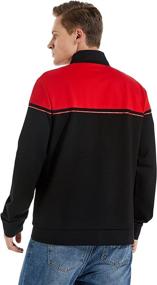 img 2 attached to MADENOBLE Sweatshirt Lightweight Sportswear Color Block Sports & Fitness in Leisure Sports & Game Room