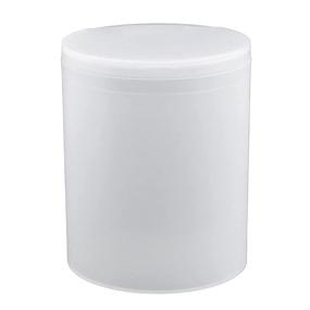 img 4 attached to 🗑️ Sheebo 2 Liter Mini Trash Can - Compact Wastebasket for Bathroom, Desktop, Tabletop - Flip Lid, Cylinder - Matte Finish