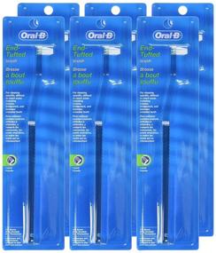 img 1 attached to 🦷 Pack of 6 Oral-B Denture Toothbrushes with End-Tufted Bristles